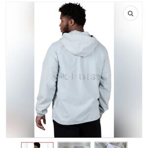 Ghost Lifestyle X Sportiqe Windbreaker Jacket Full Zip Size M